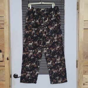 Saddlebreed mans flannel sleep pants  size L